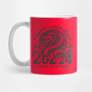 new year zodiac dragon xmas Mug